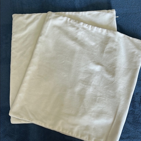 Pottery Barn Cream and Tan Pillow Covers - Picture 1 of 3